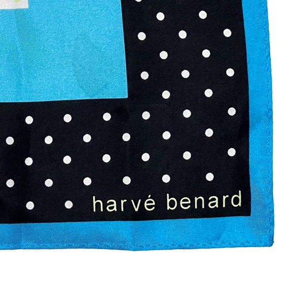 Harve' Bernard 100% Silk Square Scarf - Picture 3 of 5